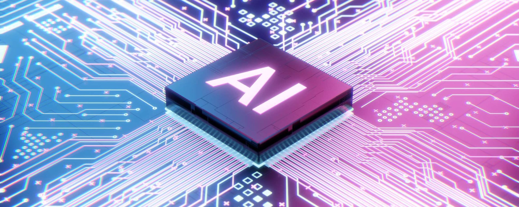 AI microprocessor on motherboard computer circuit, Artificial in 2025 « IA Act