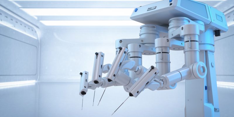 Surgery robot in operation room avocat santé numérique